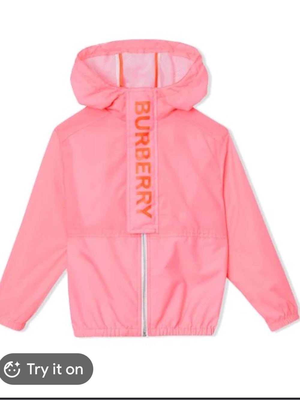 Burberry Kids Pink and Orange Austin Windbreaker Jacket - 4
